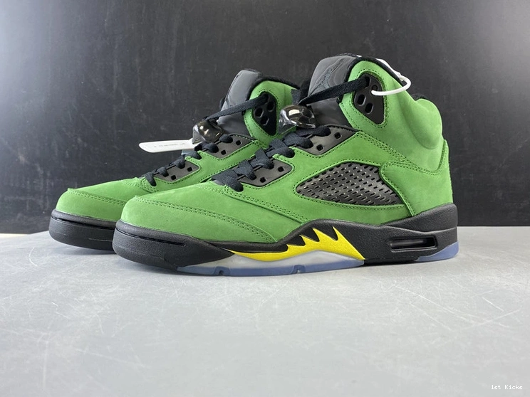 Jordan Air 5 “Oregon” CK6631-307  0105